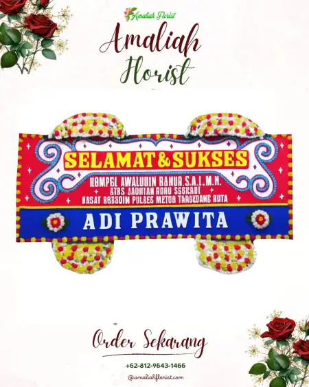 Papan Bunga Ucapan Selamat Mangsang